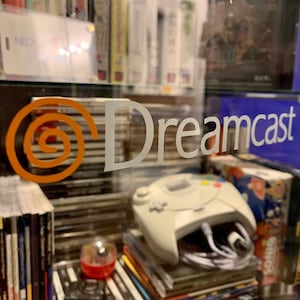 Sega Dreamcast Vinyl Sticker For Glass
