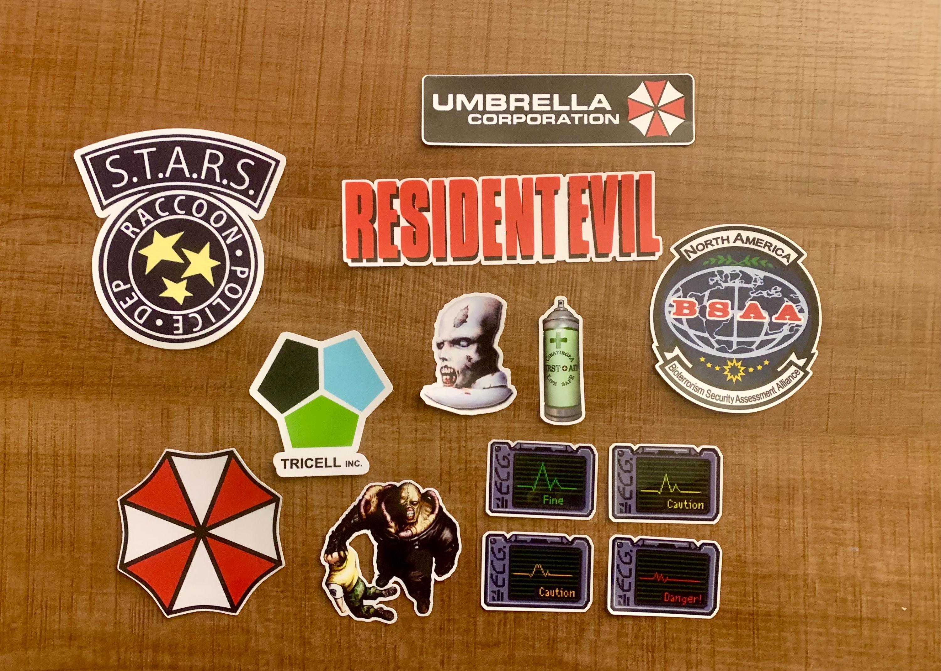Resident Evil Stars Sticker - Etsy