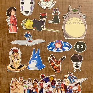 Studio Ghibli klistermärken set med 14 (vattentäta) bild 1