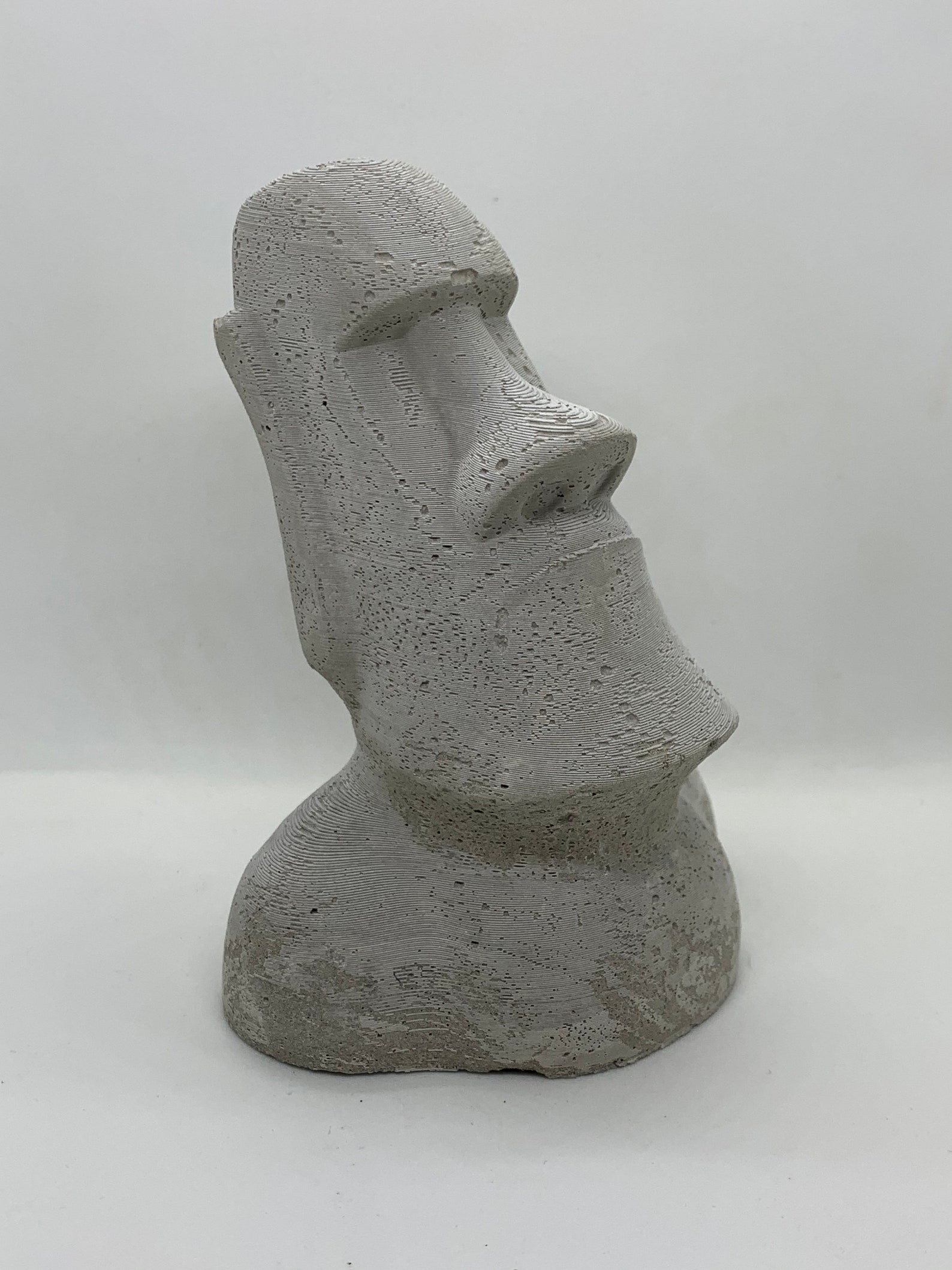 Easter Island Moai Cement Statue Etsy
