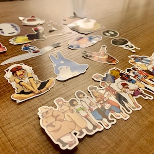 Studio Ghibli klistermärken set med 14 (vattentäta) bild 2