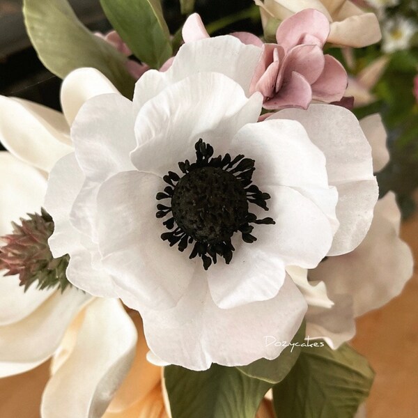 Paper Anemone Flower Etsy