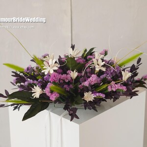 Dried Flowers Table Arrangement: Boho Wedding Centerpiece (15-17 Inches)
