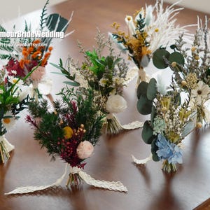 Mini Dried Flower Bouquet,Boho Floral Arrangement,Wedding Flowers,Table decoration,Wedding Centrepieces,Small Bottle Decor,Letterbox Gift