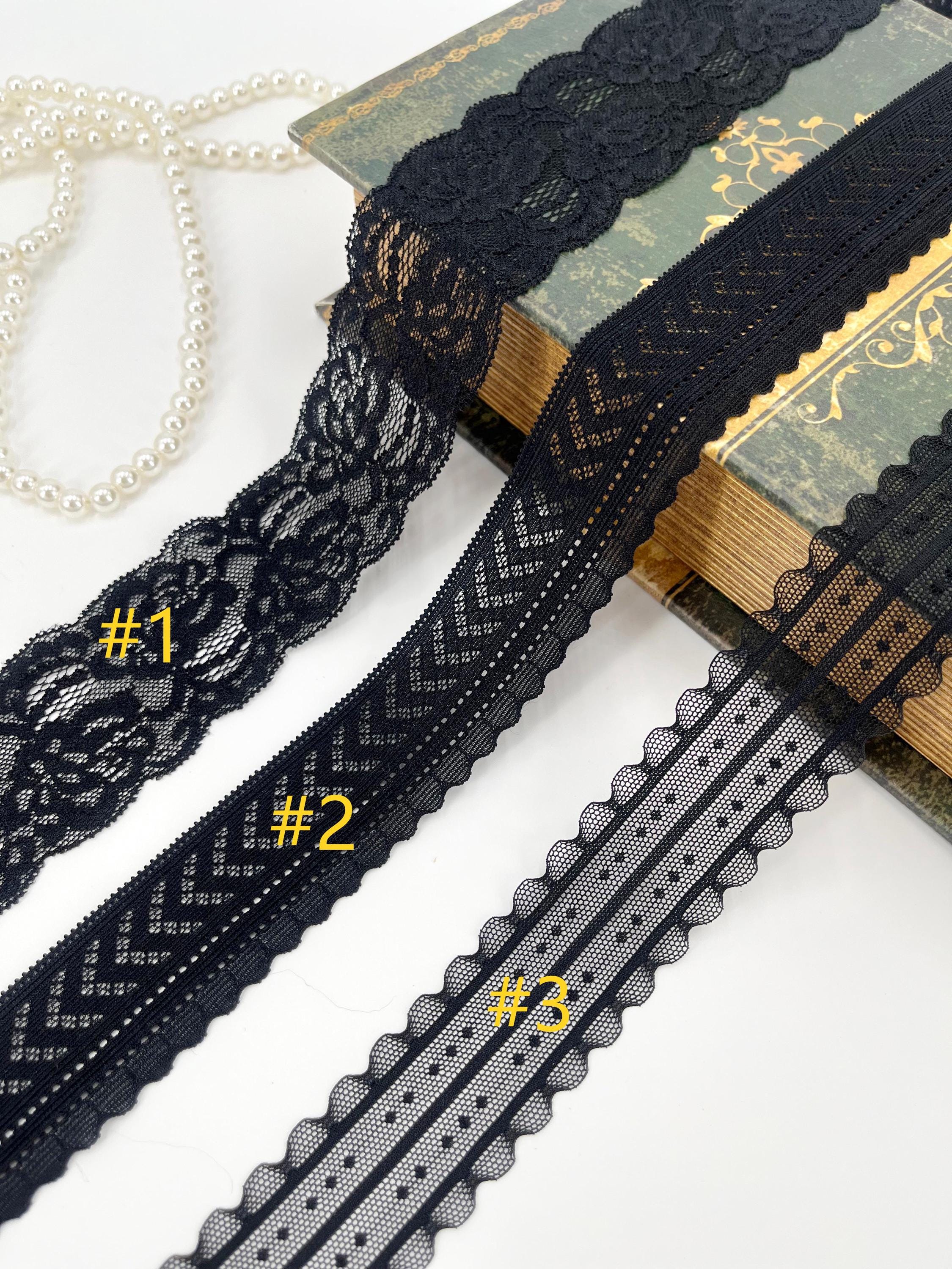 Black Lace,wide Lace,lace Trim Narrow,embroidered Lace,wedding Trim ...