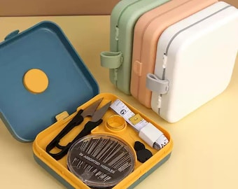 Komplettes Reise-Nähset in 4 Farben, multifunktionale Nähbox, ideal zum Ausbessern von Haushaltsgegenständen und für DIY-Projekte