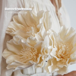 Handmade Dried Flowers: Boho Wedding Decor, 15-inch Stems