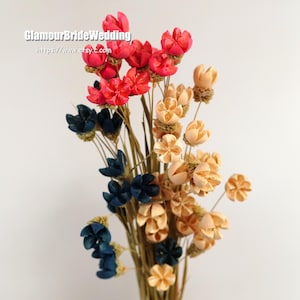 Dried flowers-Home decor, Dried Flowers, Wedding flowers Handmade Flowers