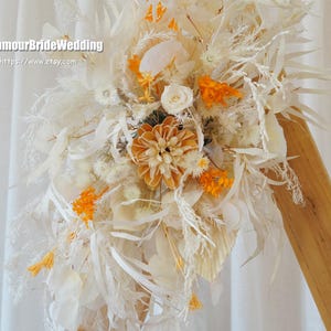 Pampas Arch arrangement,Preserved Pampas Table Flower, Dried Flower Boho Wedding Decor,Wedding Table Flower Centrepiece