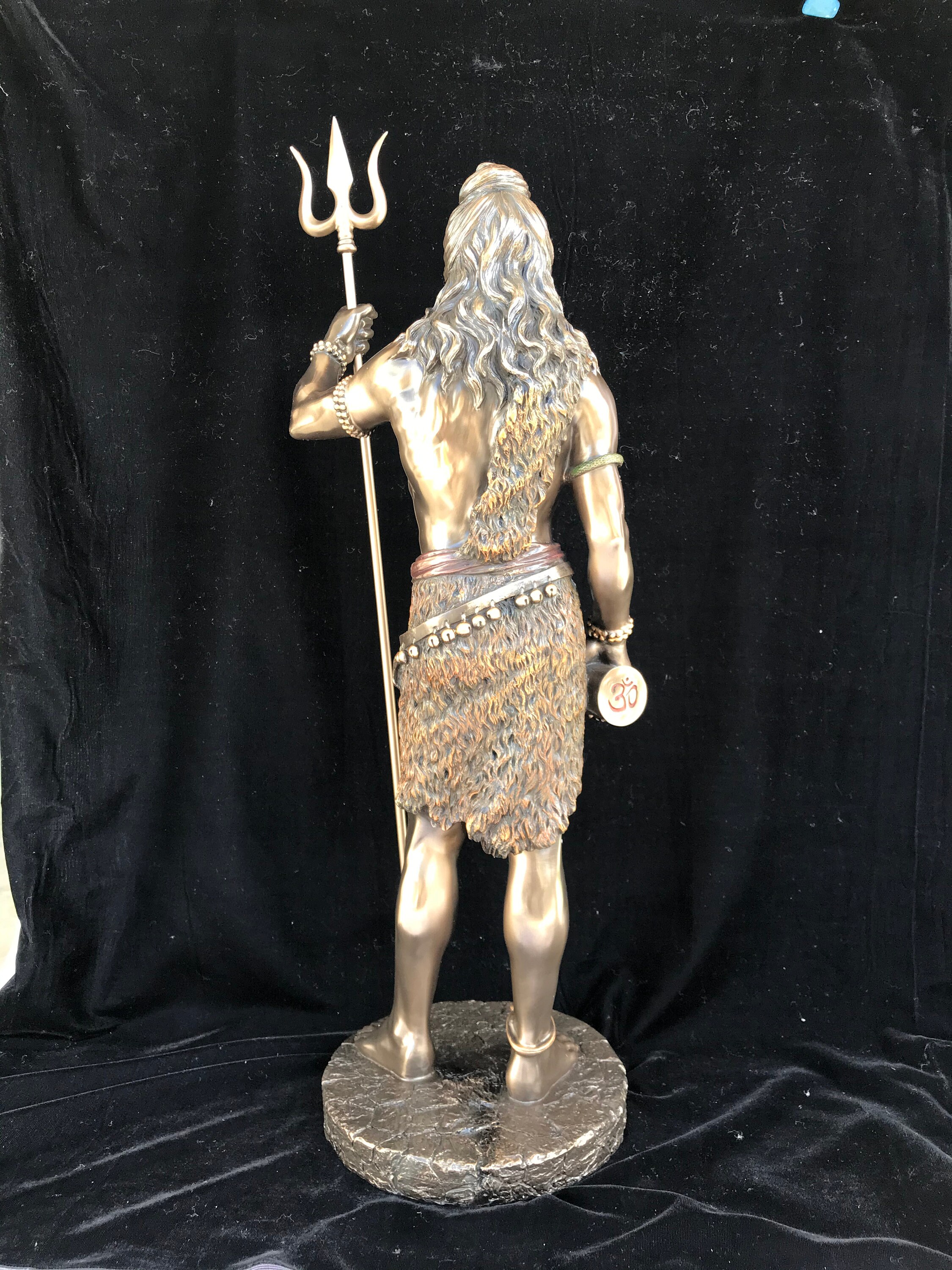 Shiva Statue 66 CM Big Size Bonded Bronze Standing Lord Shiva Etsy India