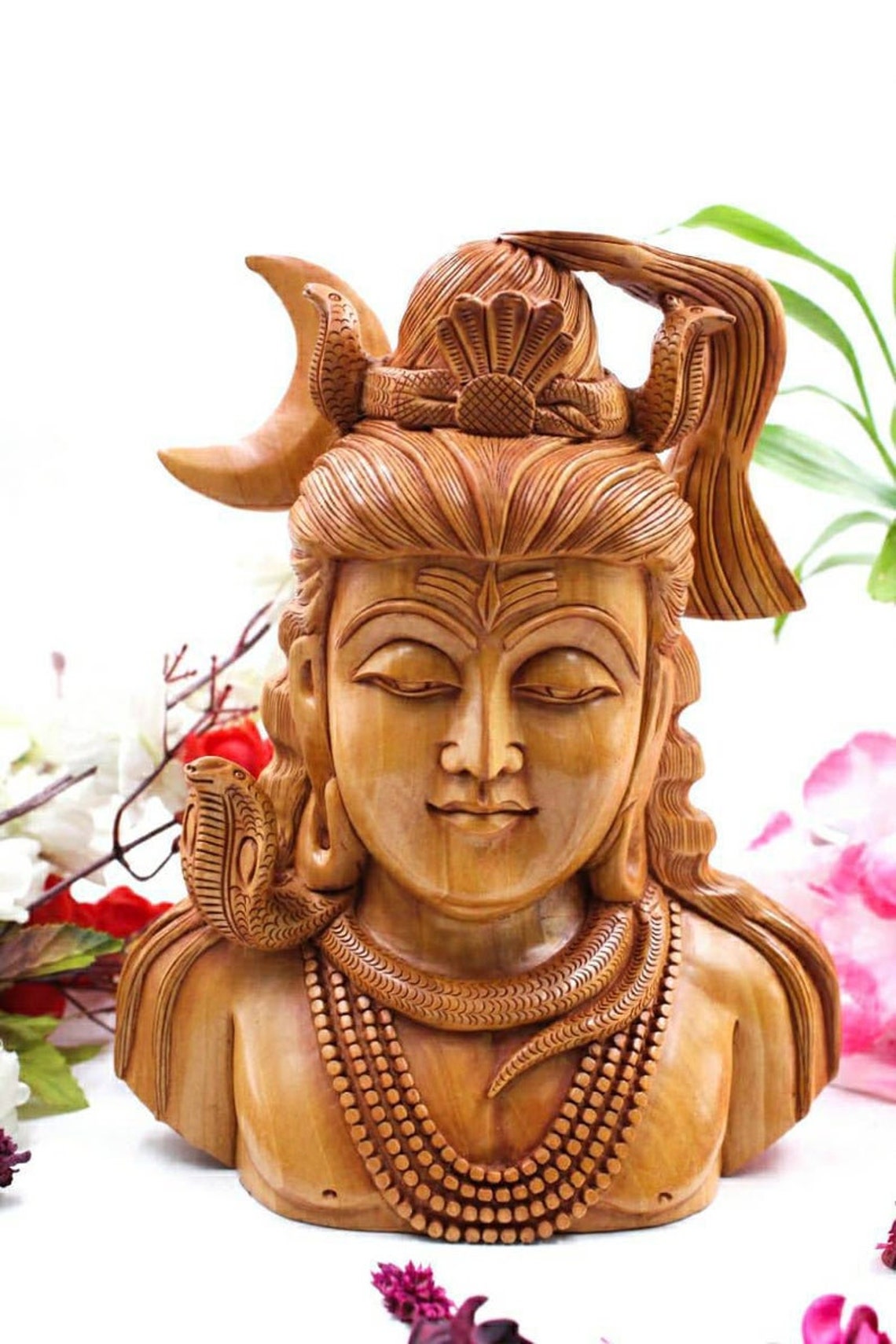 Shiva Statue Shiva Bust Lord Shiva Statue Mahadev Shiv Etsy