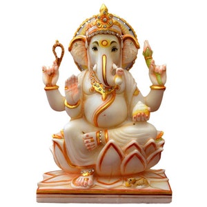 Ganesh marble statue