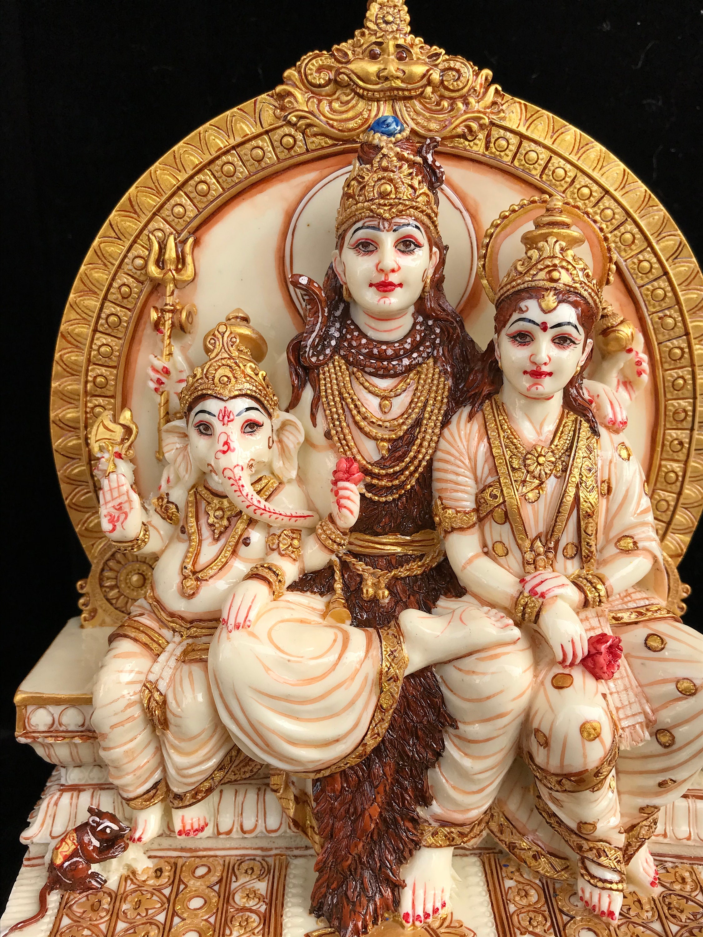 Shiva statue shiv pariwar Etsy