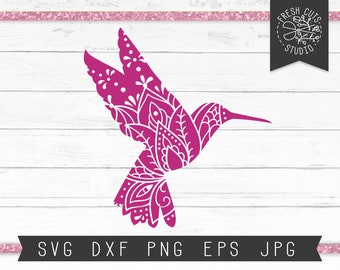 Download Hummingbird Mandala Etsy