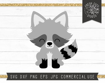 Raccoon Svg Etsy