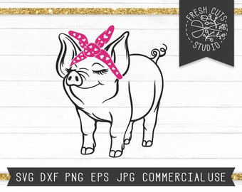 Download Free Pig Valentines Svg Etsy SVG Cut Files