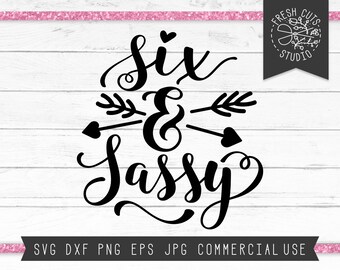Download 6th Birthday SVG Sixth Birthday SVG 6th Birthday Girl SVG ...