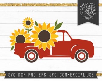 Download Flower Truck Svg Etsy