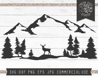 Free Free 152 Simple Mountain Range Svg SVG PNG EPS DXF File