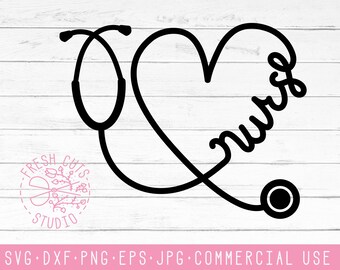 Download Stethoscope svg | Etsy