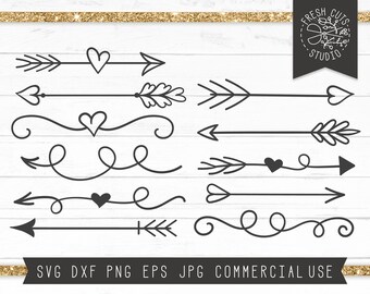 Download Heart Arrow Svg Etsy