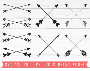 Download Crossed Arrows Svg Etsy