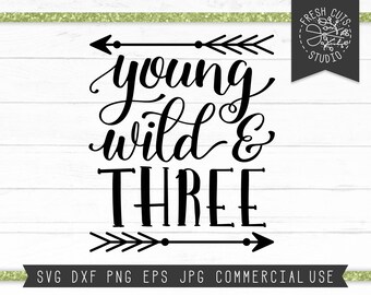 Download Young wild three svg | Etsy