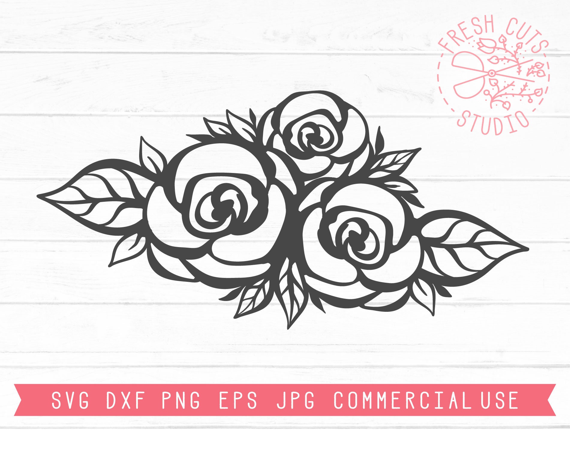 Download Rose Svg Accent Instant Download Digital Design Rose Swag Etsy
