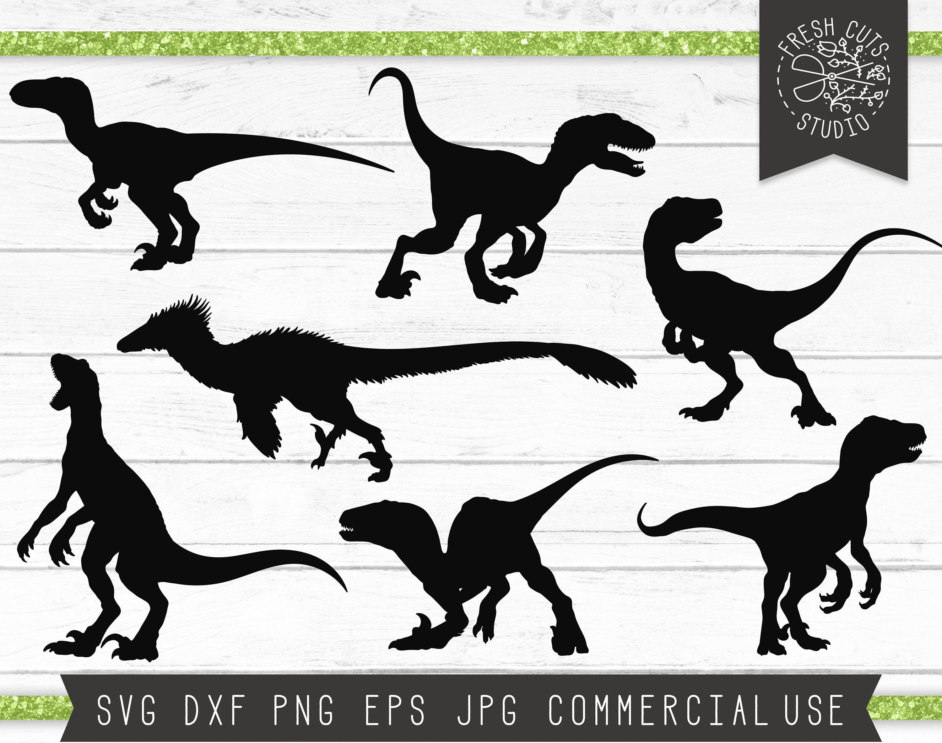 Velociraptor Dinosaur SVG