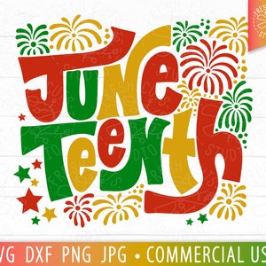 Juneteenth SVG, African American svg, Black History, Juneteenth PNG Sublimation File, File di taglio Cricut per uso commerciale, Dxf Jpg Eps