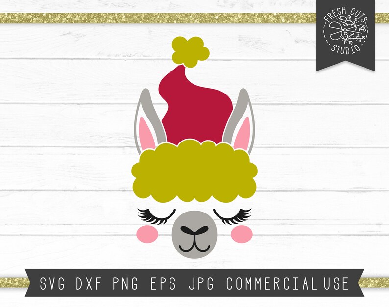 Download Llama Svg Christmas Cut File for Cricut Silhouette ...