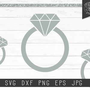 Diamond Ring Svg Cut Files, Wedding Ring SVG, Engagement Ring Svg ...