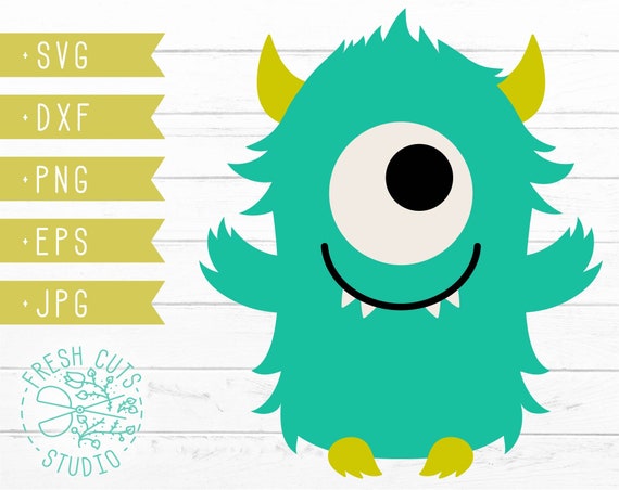 Download Cute Monster Svg Silhouette Instant Download Silly Monster Etsy