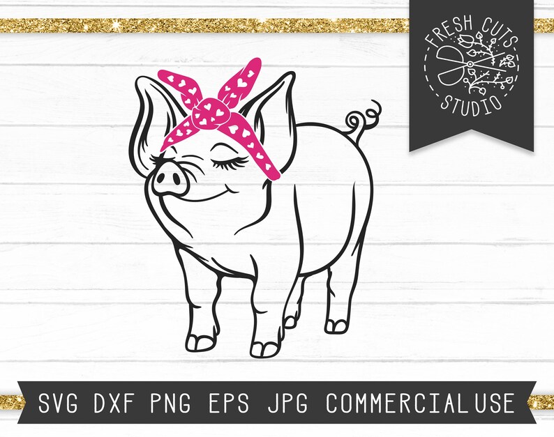 Download Valentine Pig Clipart Pig With Bandana Farm Girl Svg Pig Svg Cut File Girl Pig Svg Instant Download Piglet Svg File Heart Bandana Svg Clip Art Art Collectibles Wearefunnel Com