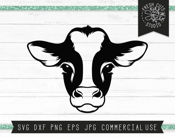 Cow Face Svg Cut File Instant Download Cutting Files for ...