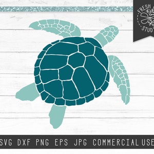 Descarga instantánea de sea Turtle SVG Cut File, imágenes prediseñadas de tortugas marinas, archivos para cricut, silhouette, beach svg, turtle svg dxf png jpg, ocean svg