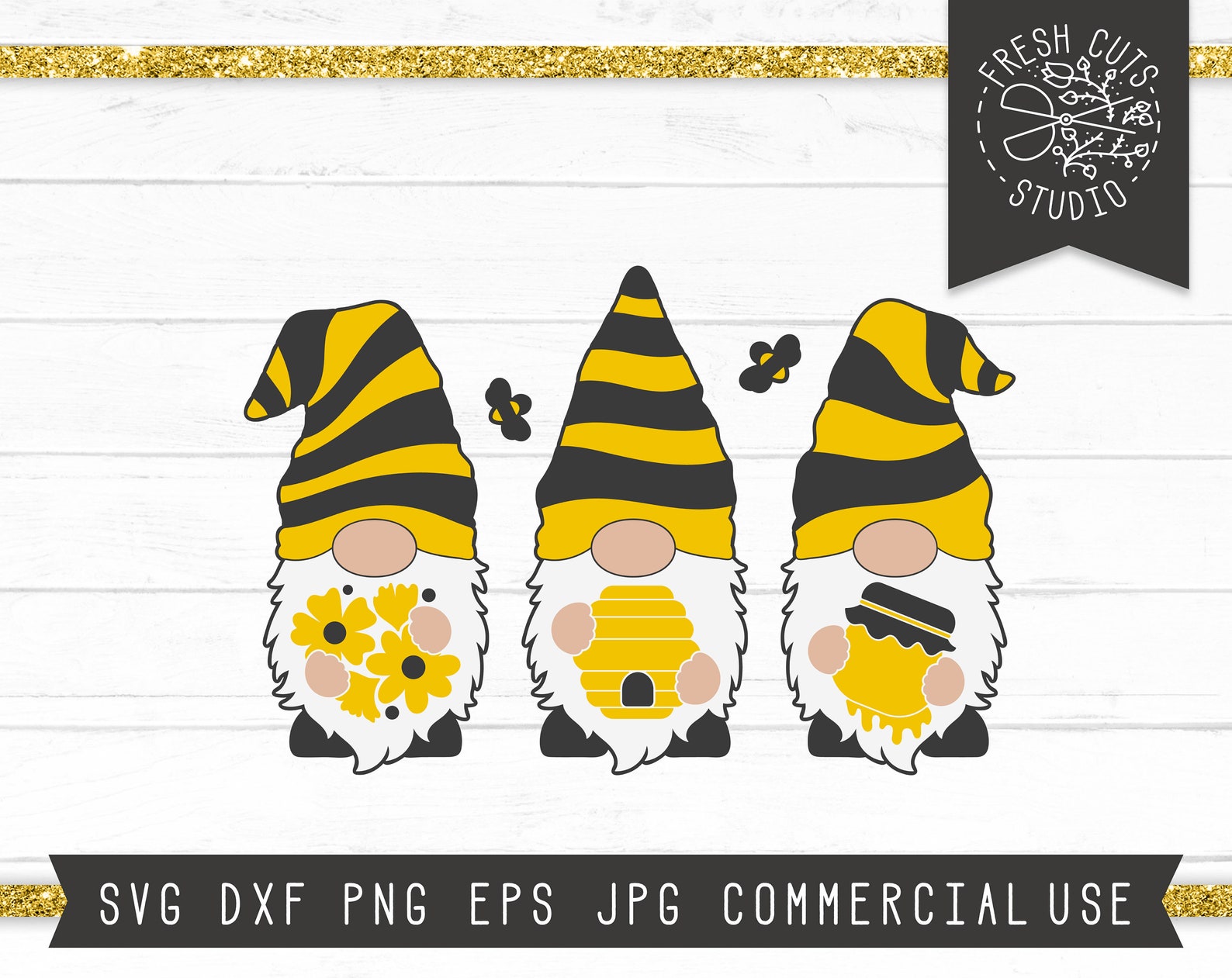 Download Gnome SVG Bee Gnome Svg Bumble Bee SVG Cut Files for ...