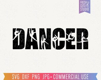 Archivo de corte SVG de bailarina para Cricut, archivo de sublimación PNG de bailarina, Svg para bailarinas, diseño de camiseta de baile, descarga digital, diseños de bailarinas