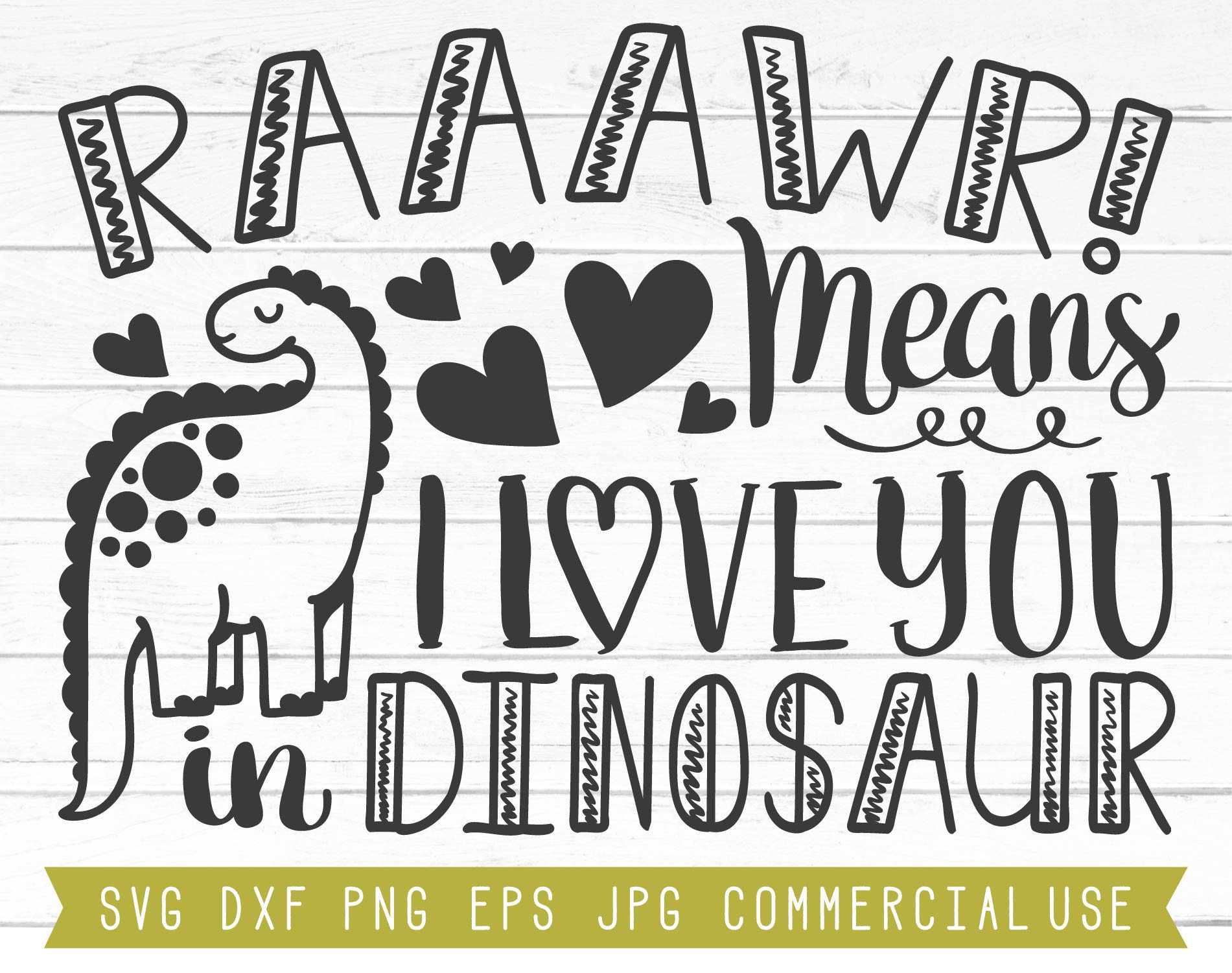 Dinosaur Valentine Svg Design Digital Cut File Instant - Etsy Australia