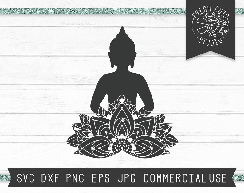 Download Buddha SVG Cut File Buddha Mandala Svg Mandala Cut File | Etsy