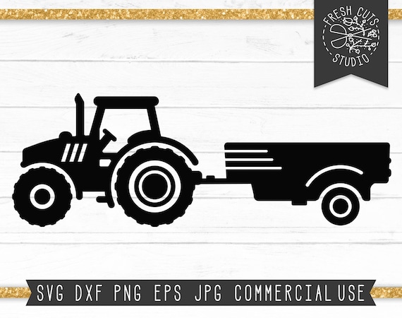Download Vintage Tractor Svg Design Cut File For Cricut Silhouette Etsy