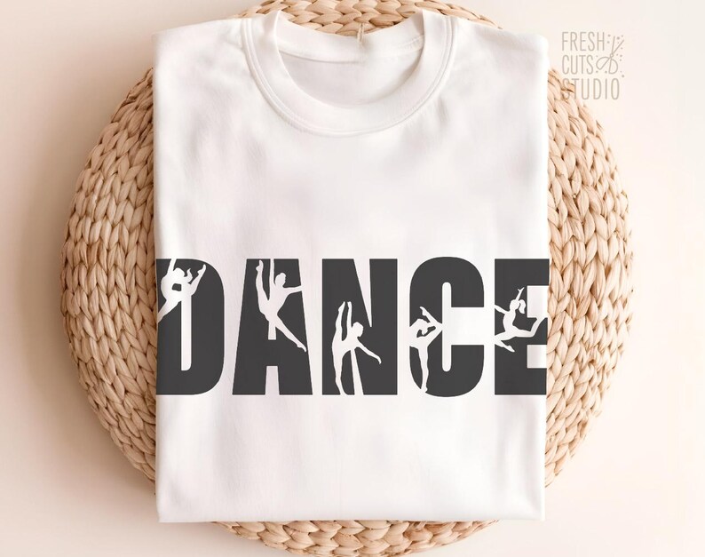 Dance SVG Cut File for Dancers, Dance Shirt PNG Sublimation DTF, digital download, Original Design image 3
