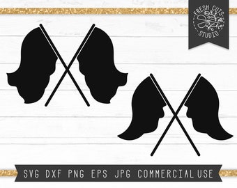 Color Guard SVG Cut File, Color Guard Flags SVG, Flag Svg, Marching Band Svg, Instant Download Digital Design File for Cricut Silhouette Png