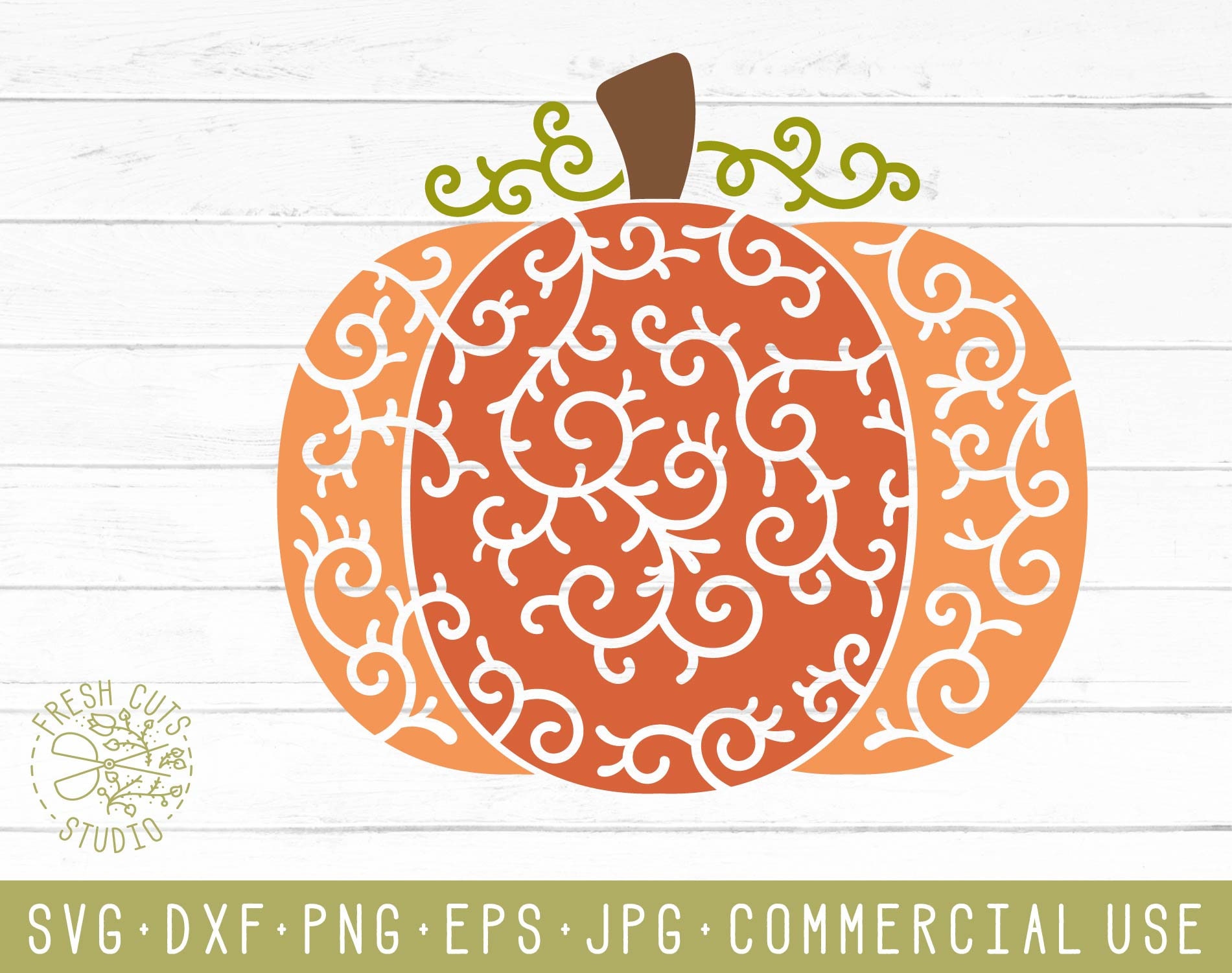 Download Mandala Pumpkin SVG Cut File for Cutting Machines Cricut | Etsy