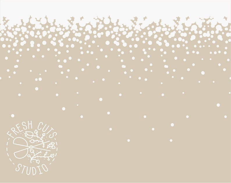 Snowing Svg Falling Snow Photo Overlay Effect SVG Dxf Vector | Etsy