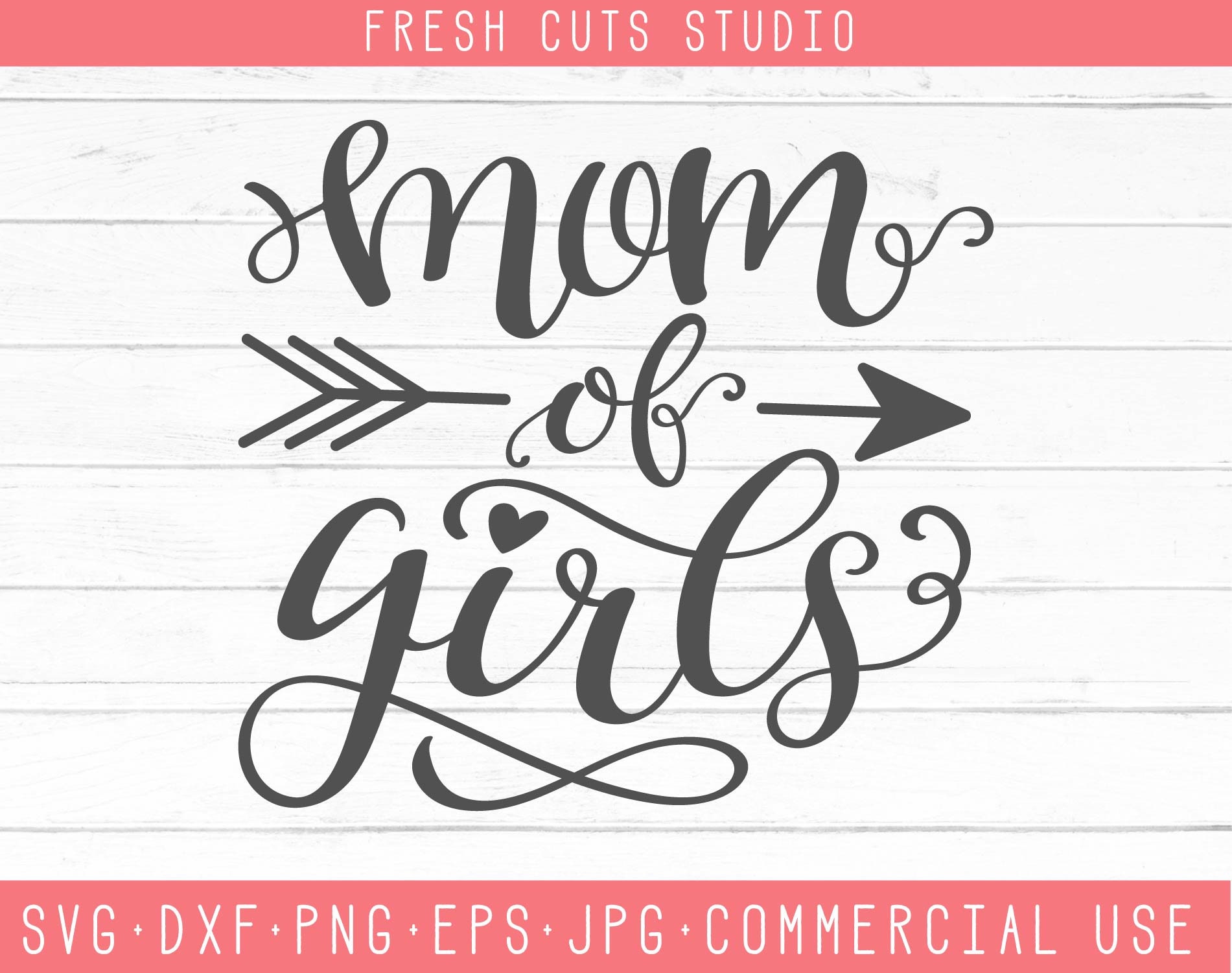 Download Mom Of Girls Svg Design Mother Daughter Saying Heat Press Etsy