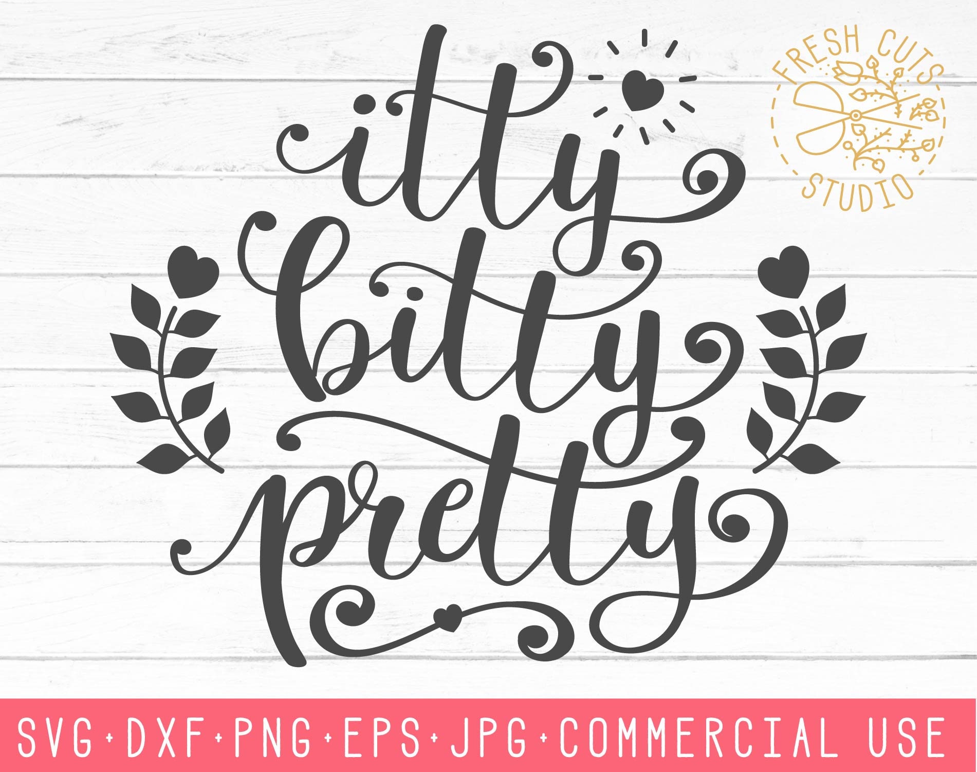 Download Itty Bitty Pretty SVG Cutting Files Little Girl Pretty Image | Etsy