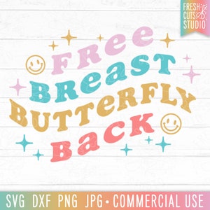 レトロな水泳 SVG、無料の胸のバタフライバック、水泳チーム向けのトレンディなシャツのデザイン、水泳選手へのギフト、水泳選手向けのボヘミアン スイミング SVG、水泳ママ png