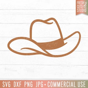 Cowboy Hut SVG geschnitten Datei, Cowboy svg, Cowboy Hut Clipart Bild, Western, südlichen, Cowgirl Hut svg dxf png, Cricut Dateien, Silhouette Datei