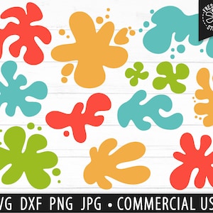 Splats SVG Cut File, Cow Spots svg, Paint Splatters svg, Blob, png clipart, Paint Splat Cut Files, Commercial use, Drips svg, dxf eps jpg